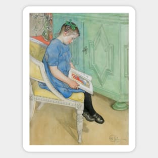 Anna-Johanna by Carl Larsson Sticker